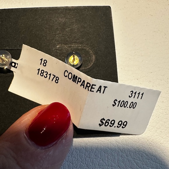 14K Gold Mini Teardrop Earrings - Picture 5 of 11